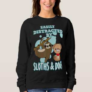 Sudadera Distracción Fácil Por Perros Y Lechugas