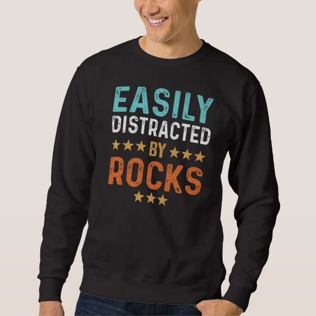 Sudadera Distracto por rocas (Anverso)