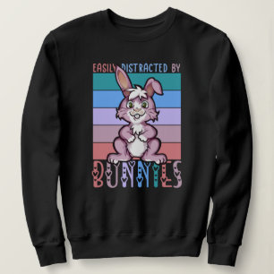 Sudadera Distrado fácilmente por Bunnies Cute Bunny Lover