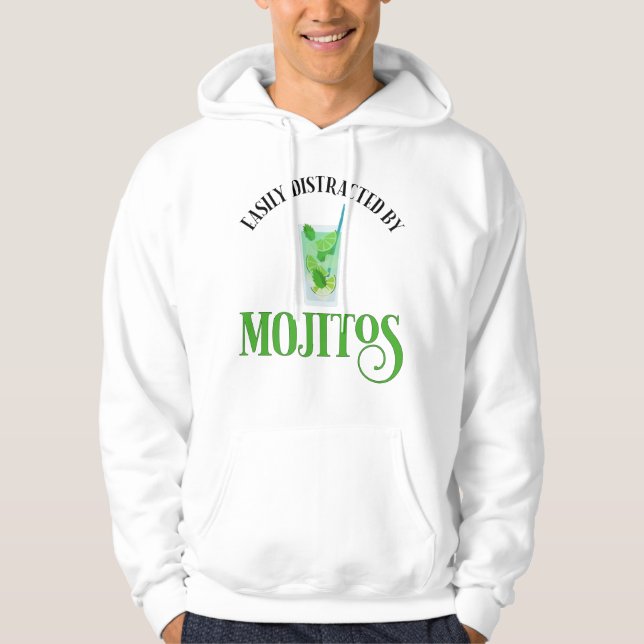Sudadera Distrado Fácilmente Por Mojitos (Anverso)
