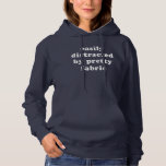 Sudadera Distrado Por Bonito Fabric Funny Quilter Cita<br><div class="desc">Una graciosa camiseta humorística para los edredones,  las alcantarillas y cualquier persona que se distraiga fácilmente con la tela de la bonito.</div>