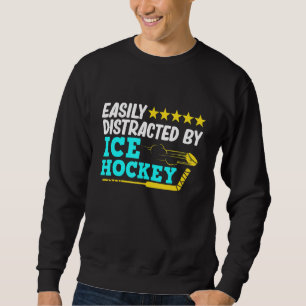 Sudadera Distrado Por El Entrenador De Hockey Sobre Hielo S