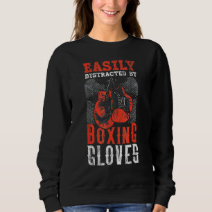 Sudadera Distraído fácilmente por entrenador de boxeo de gu