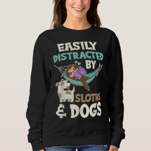 Sudadera Distraído Fácilmente Por Las Lemas Y Los Perros Gr