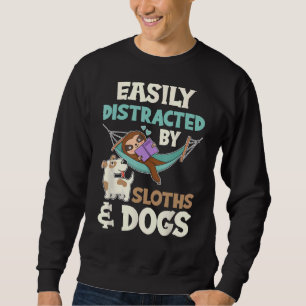 Sudadera Distraído Fácilmente Por Las Lemas Y Los Perros Gr