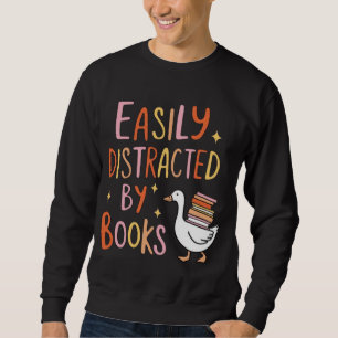 Sudadera Distraído fácilmente por libros