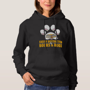 Sudadera Distraído fácilmente por los libros y el libro d