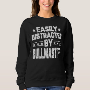 Sudadera Distraído Fácilmente Por Perro Bullmastiff