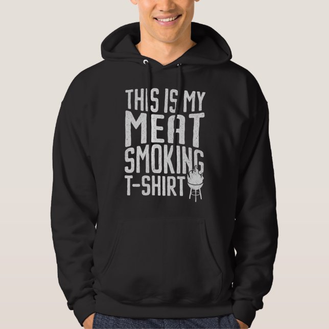 Sudadera Distress This Is My Meat Smoking  Grilling Meat Sm (Anverso)
