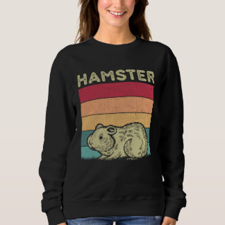 Sudadera Distressed Hamster  Boys Girls Retro Style Hamster