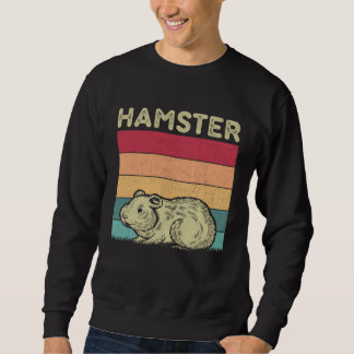 Sudadera Distressed Hamster  Boys Girls Retro Style Hamster
