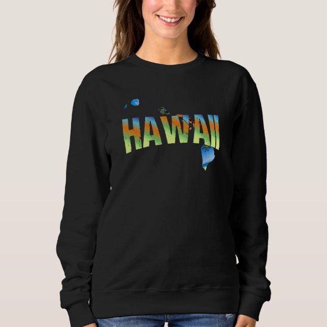 Sudadera Distressed Hawaii (Anverso)