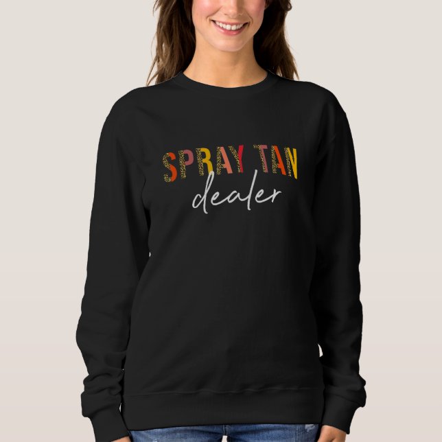 Sudadera Distribuidor de bronceado en spray Asesino de bron (Anverso)