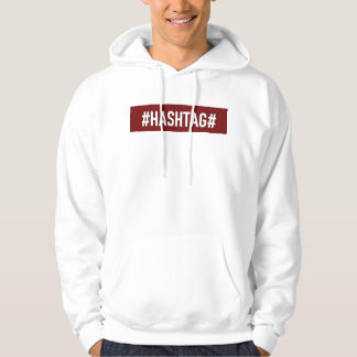 Sudadera DistrictOne Blanco Hombre “#HASHTAG# "