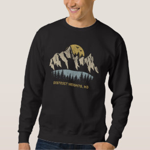 Sudadera Distrito Heights Maryland Montaña Sunset Sunrise