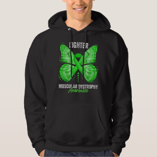 Sudadera Distrofia muscular Conciencia Mes Mariposa Verde