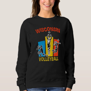 Sudadera Disturbios de Vóley Clásicos de Wisconsin