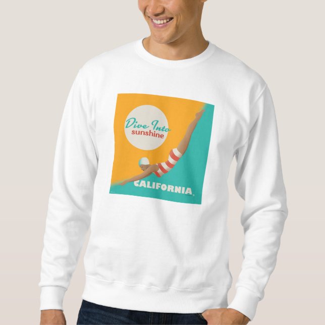 Sudadera Dive Into Sunshine | California (Anverso)