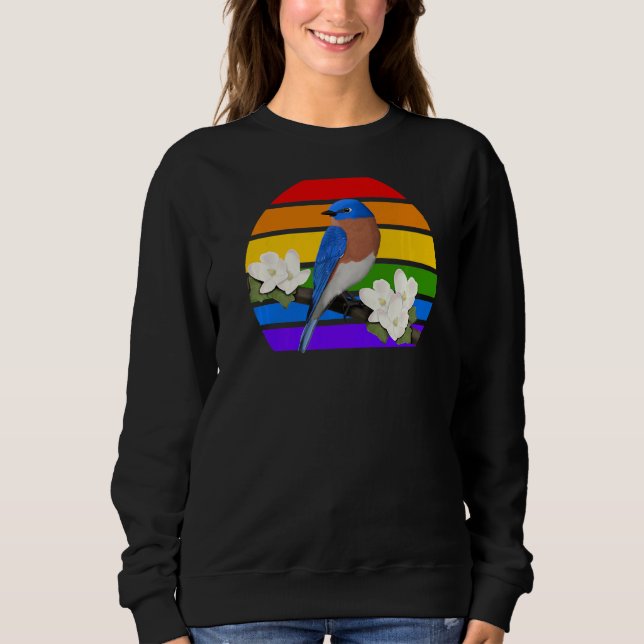 Sudadera Diversibilidad del mirador de aves arcoiris orient (Anverso)