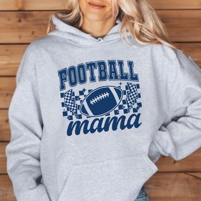 Sudadera Diversidad del Día del Fútbol Mama (Football Mama Game Day Varsity Hoodie)