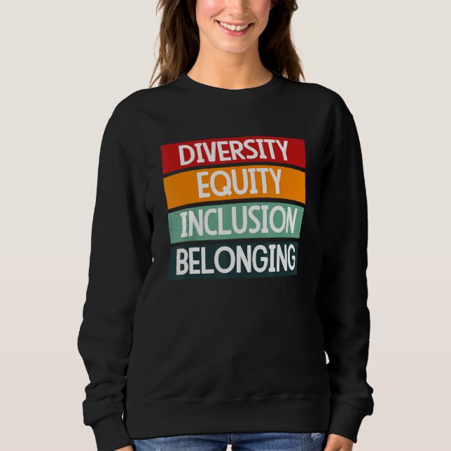 Sudadera Diversidad Equidad Inclusión Pertinencia 1 (Anverso)
