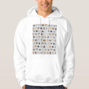 Sudadera Diversión animal: perros gatos mezcla de doodle
