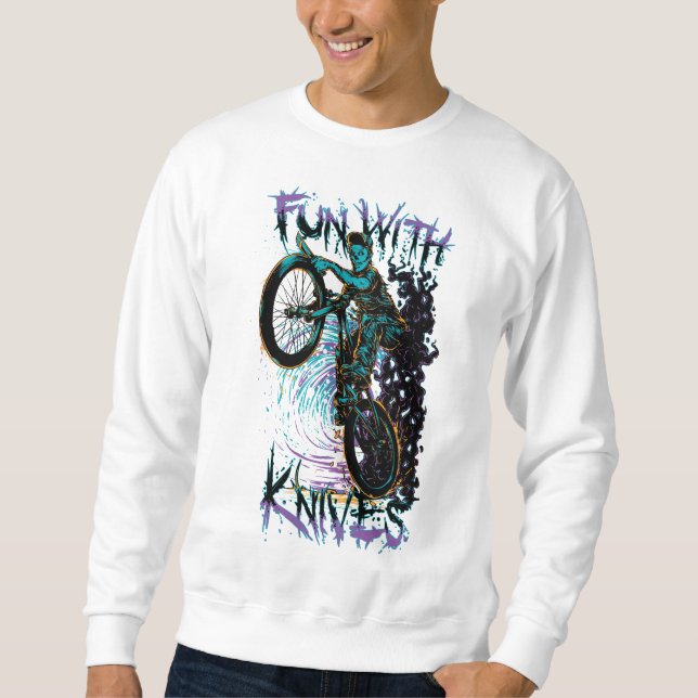 Sudadera Diversión con cuchillos (Anverso)