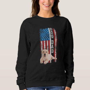 Sudadera Diversión de Bonito dulce perro de bandera estadou