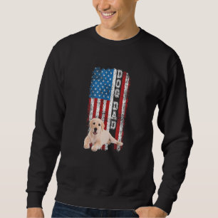 Sudadera Diversión de Bonito dulce perro de bandera estadou
