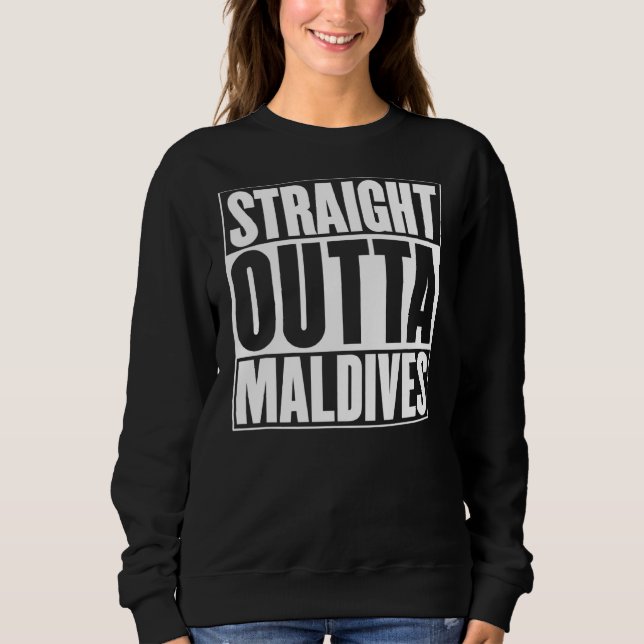 Sudadera Diversión de eslogan de declaración directa fuera  (Anverso)