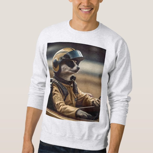 Sudadera Diversión de Fórmula: Conductor profesional de Mee (Anverso)