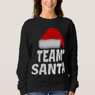 Sudadera Diversión de niños adultos de Team Santa Family co