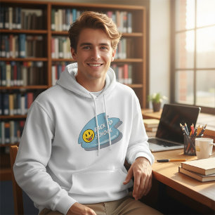 Sudadera Diversión de vuelta a la escuela Cara sonriente
