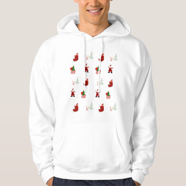 Sudadera Diversión del patrón de navidades (Anverso)