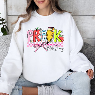 Sudadera Diversión del profesor de preescolar y colorido ac