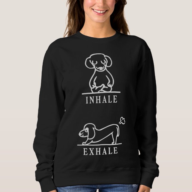 Sudadera Diversión inhalatoria de Pomerania 113 (Anverso)