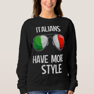 Sudadera Diversión italiana jerga italiana Italia pun itali