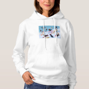 Sudadera Diversión Labradors de esquí del invierno