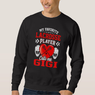 Sudadera Diversión, mi jugador favorito de Lacrosse me llam