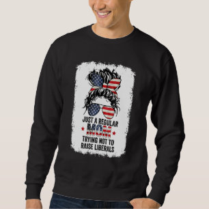 Sudadera Diversión Sólo Una Madre Regular Tratando De No Le