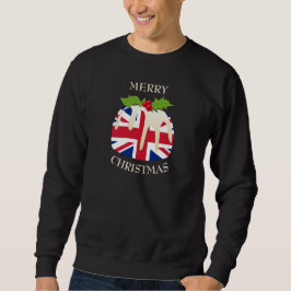 Sudadera Diversión | UNION JACK UK | Navidades Pudding