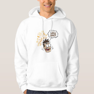 Sudadera divertida adicta al café con diseño anima