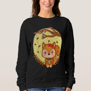 Sudadera Divertida ardilla para Chicas Mujeres Niños Amor D
