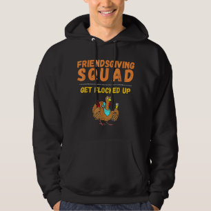 Sudadera Divertida Brigada de Amistad Este Día De Acción De