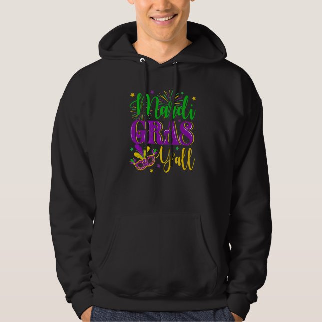 Sudadera Divertida celebración de la máscara de carnaval de (Anverso)