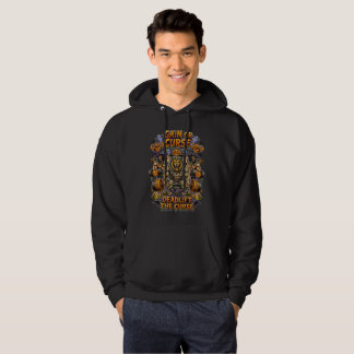 Sudadera divertida con momia en el gimnasio de Hal