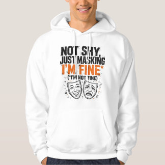 Sudadera divertida de ADHD 'No soy tímido, solo me