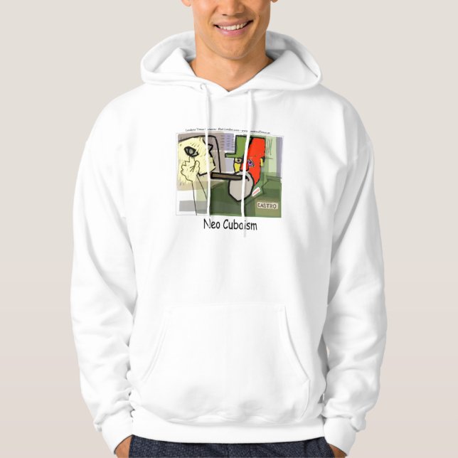 Sudadera divertida de Castro (NeoCubaism) por Rick (Anverso)