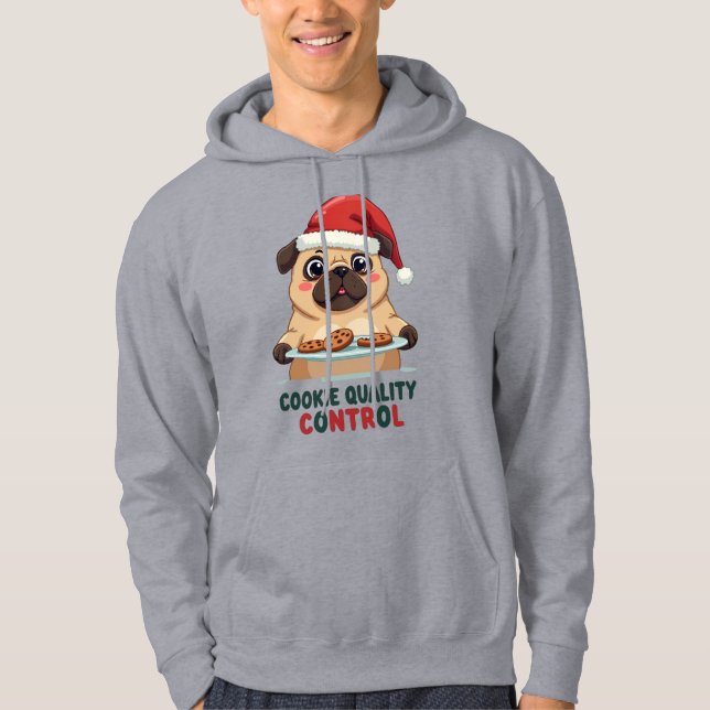 Sudadera divertida de control de calidad de gallet (Anverso)