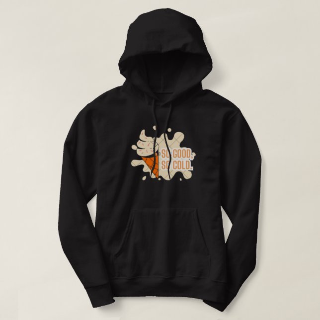 Sudadera divertida de diseño de helado de verano  (Diseño del anverso)